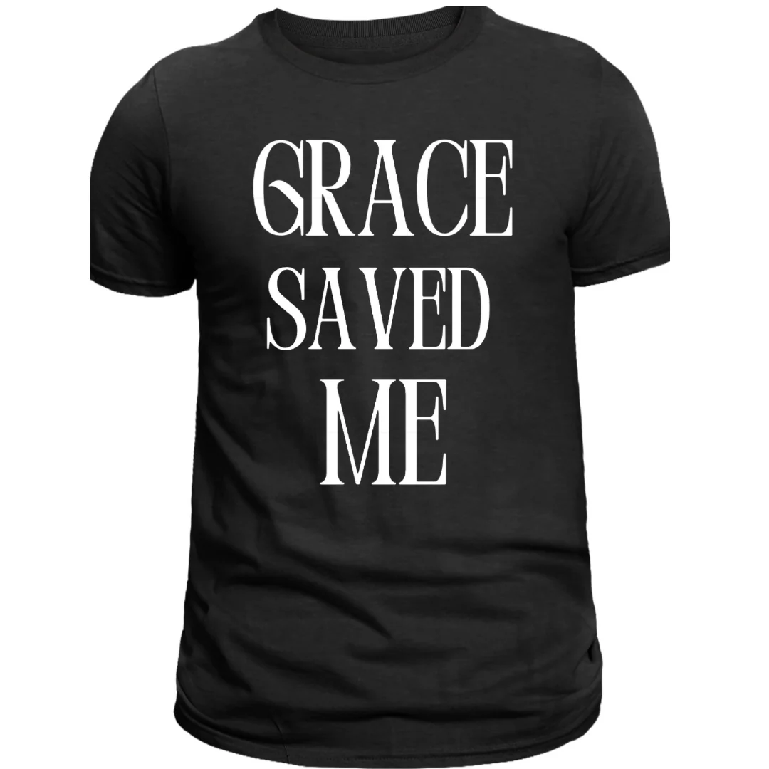 Grace Saved Me Screen Print Heat Transfer| Ready To Press